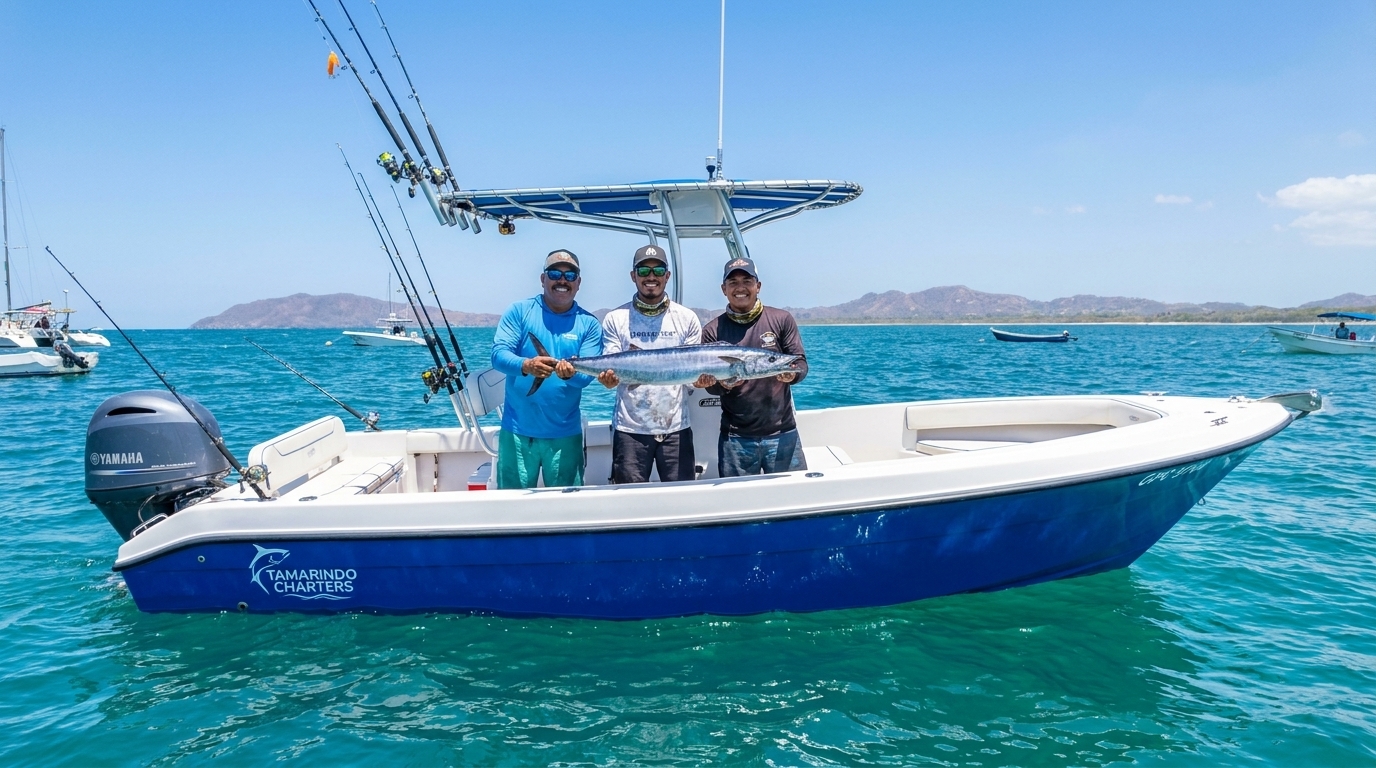 Inshore fishing boat charter in Tamarindo Costa Rica